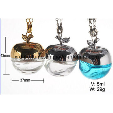 Apple Shape Empty Hanging Car Perfume Bottle Cosmetic Packaging